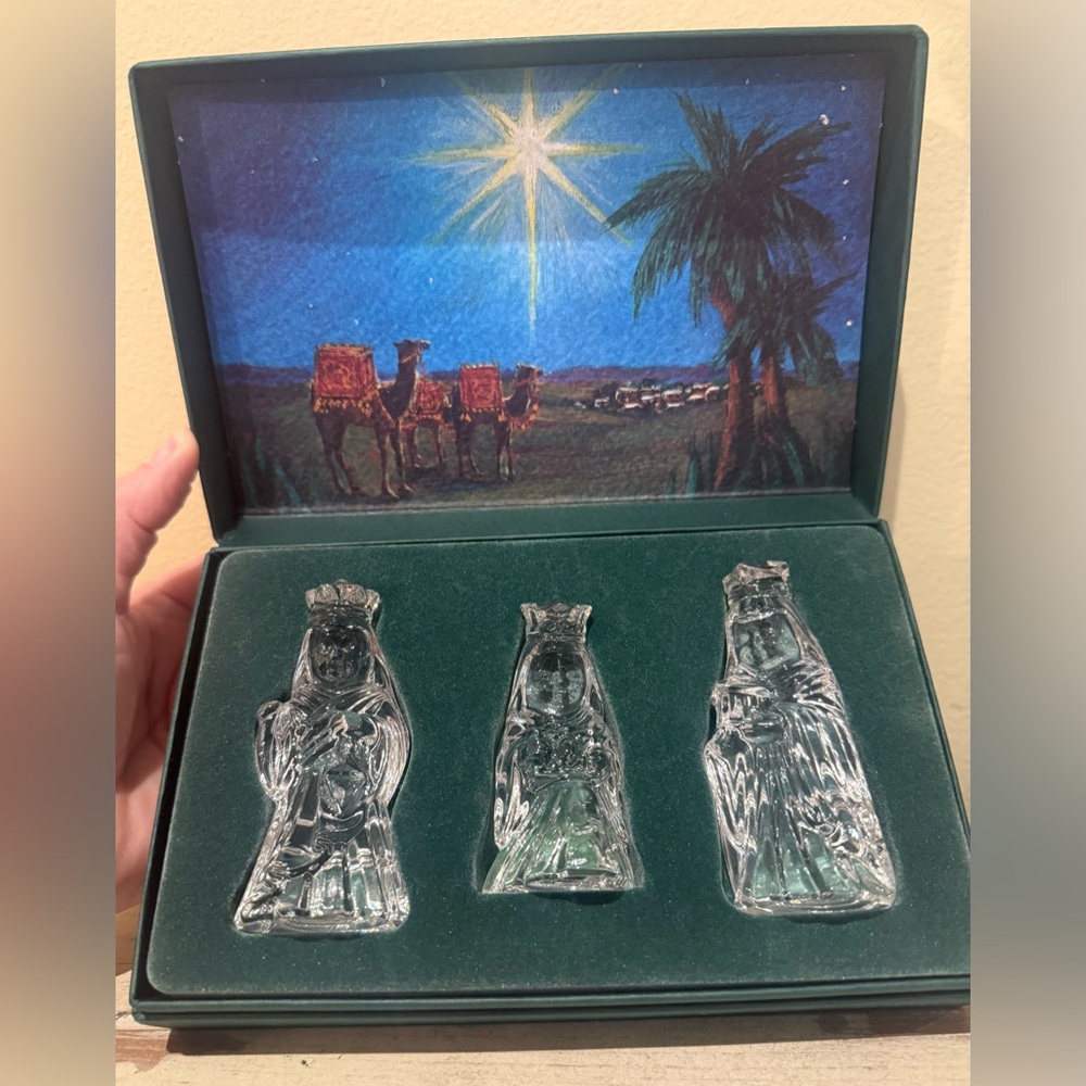 Marquis by Waterford Crystal The Three Wise Men Figurines